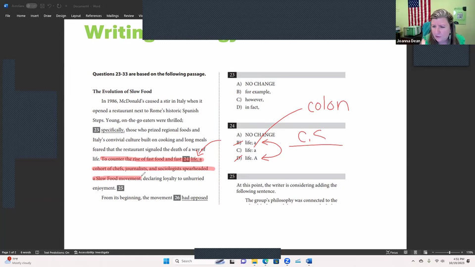 Writing Sample